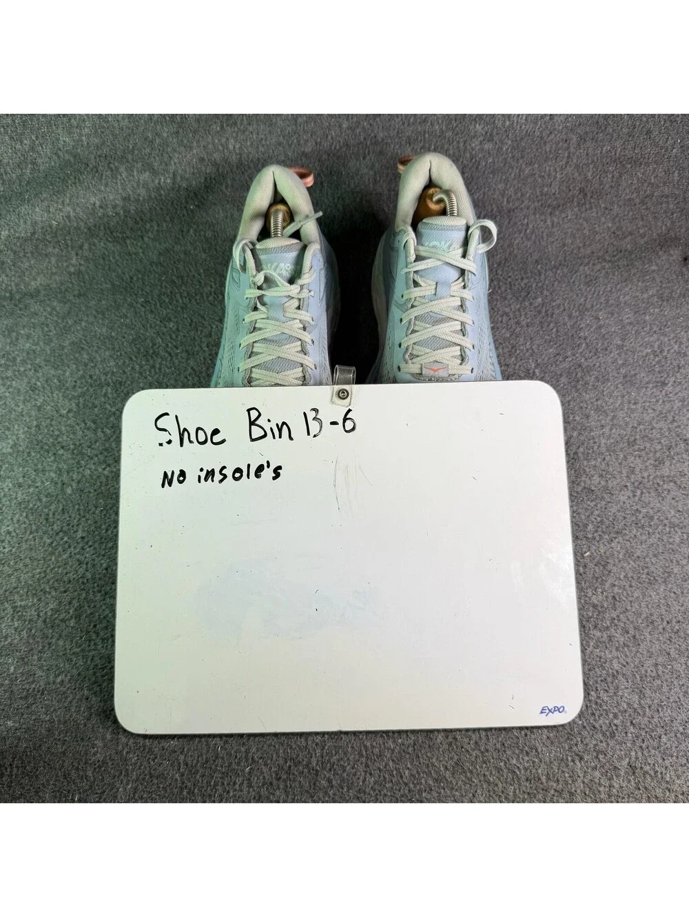 Hoka One One Bondi 7 Blue Fog Blue Glass Womens Size 10 Running Sneakers 1110519
